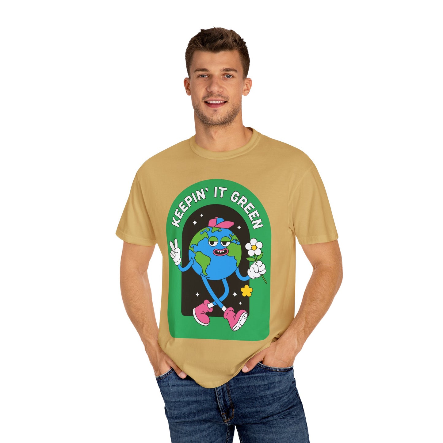 Eco-Friendly Graphic T-Shirt, Keepin' It Green Tee, Unisex Casual Wear, Earth Day Gift, Sustainable Fashion, Nature Lover Apparel