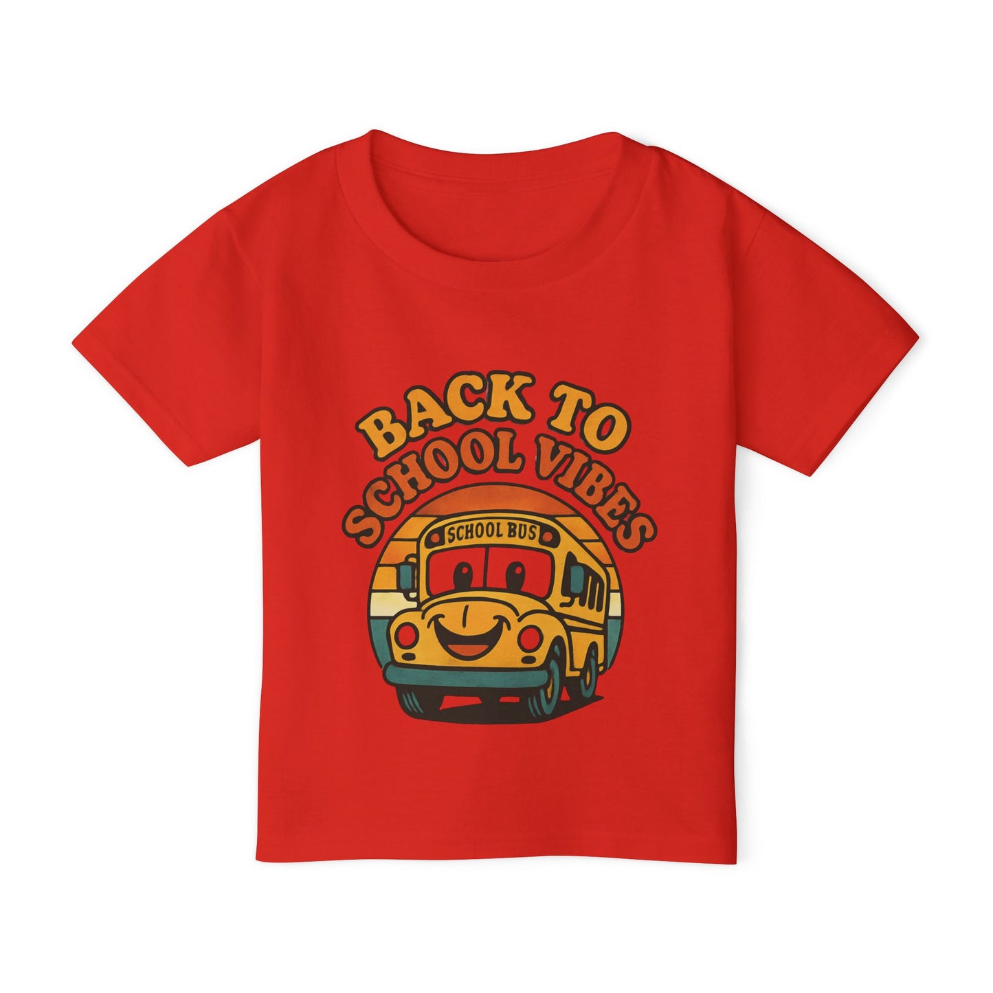 Back to School Vibes Toddler T-shirt, Fun Kids Tee, School Bus Shirt, Cute Children’s Apparel, Toddler Outfit, Birthday Gift