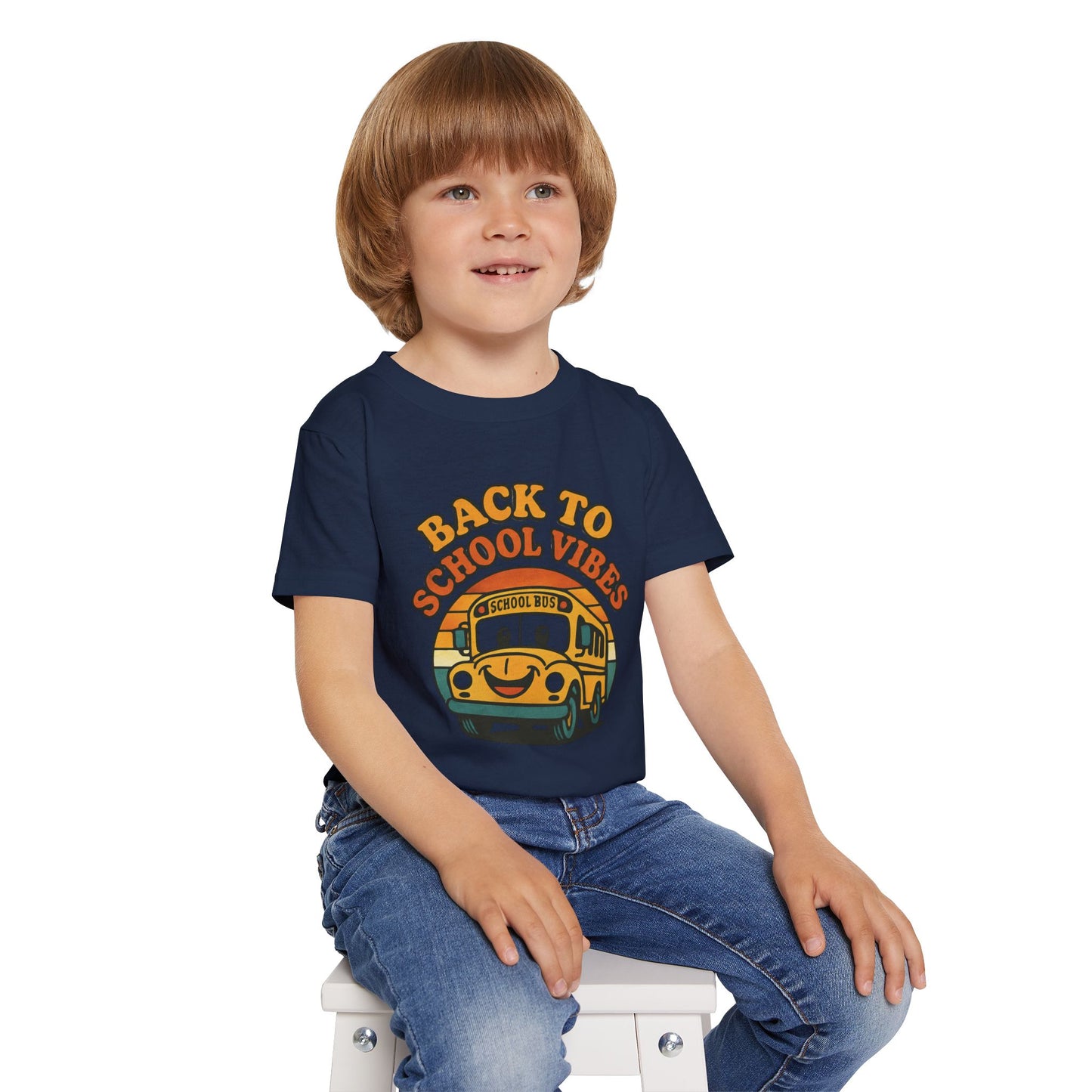 Back to School Vibes Toddler T-shirt, Fun Kids Tee, School Bus Shirt, Cute Children’s Apparel, Toddler Outfit, Birthday Gift