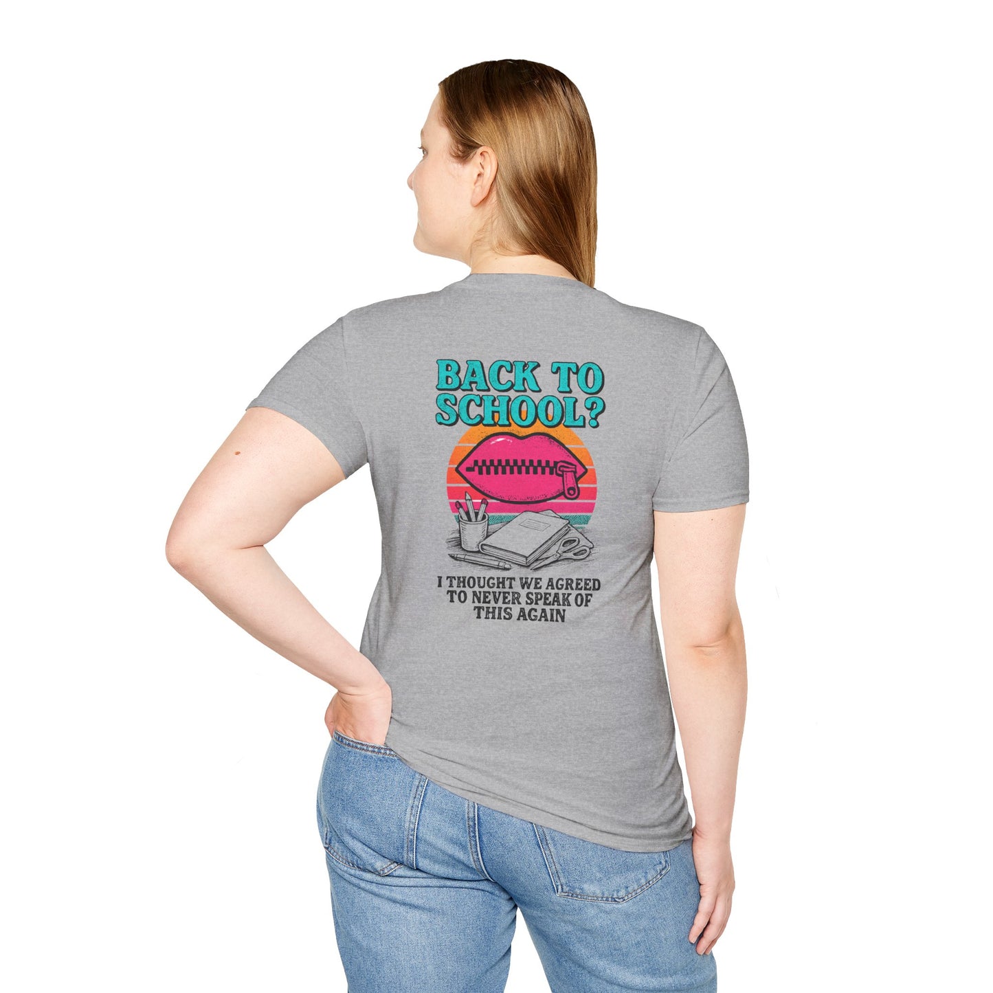 Back to School Humor T-Shirt, Funny School Shirt, Unisex Tees for Students, Back to School Gift, Casual Wear