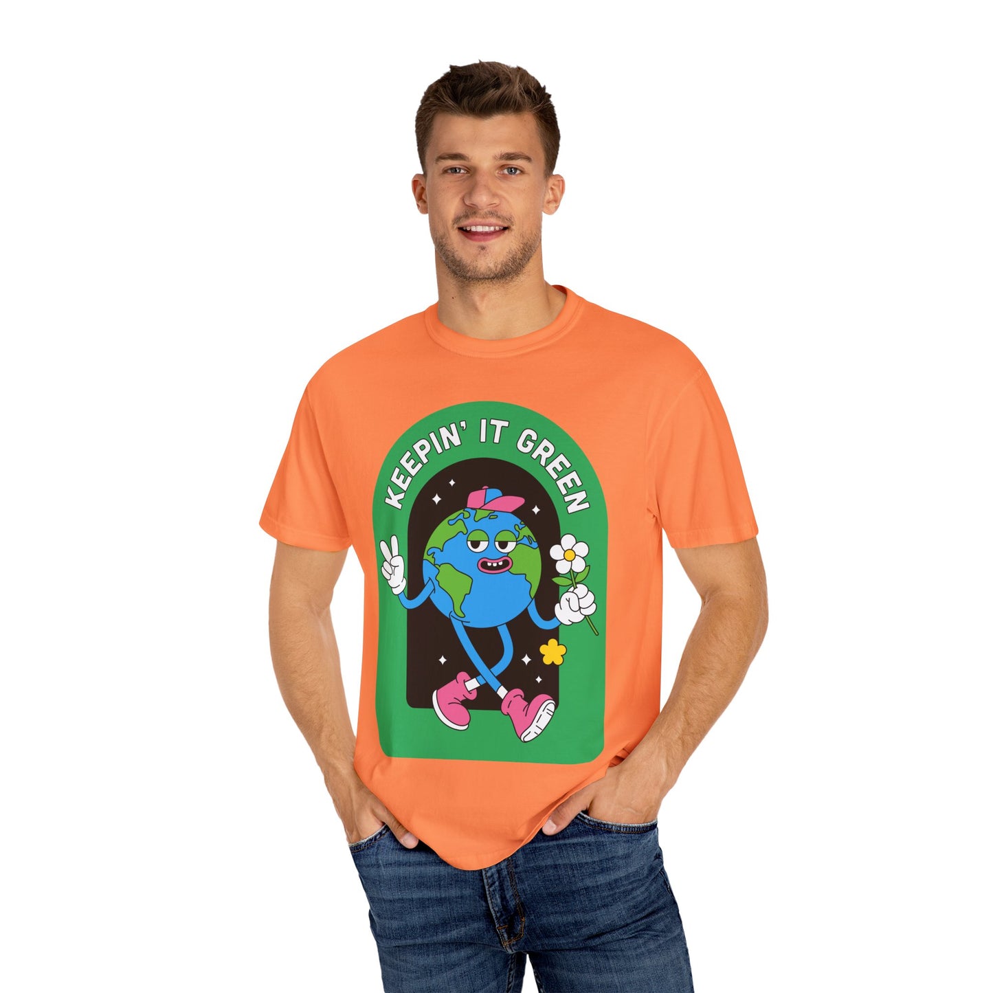Eco-Friendly Graphic T-Shirt, Keepin' It Green Tee, Unisex Casual Wear, Earth Day Gift, Sustainable Fashion, Nature Lover Apparel
