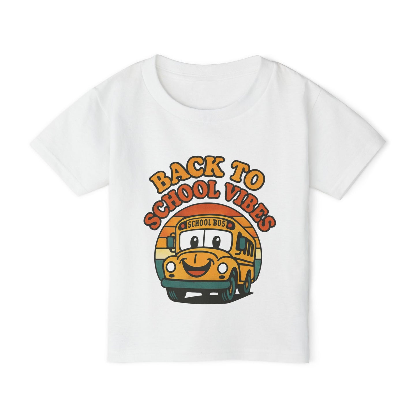 Back to School Vibes Toddler T-shirt, Fun Kids Tee, School Bus Shirt, Cute Children’s Apparel, Toddler Outfit, Birthday Gift