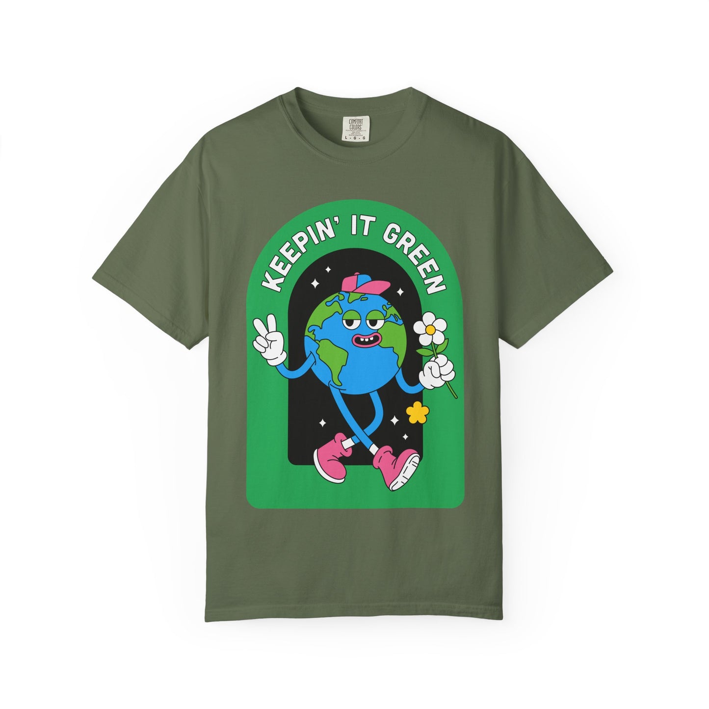 Eco-Friendly Graphic T-Shirt, Keepin' It Green Tee, Unisex Casual Wear, Earth Day Gift, Sustainable Fashion, Nature Lover Apparel