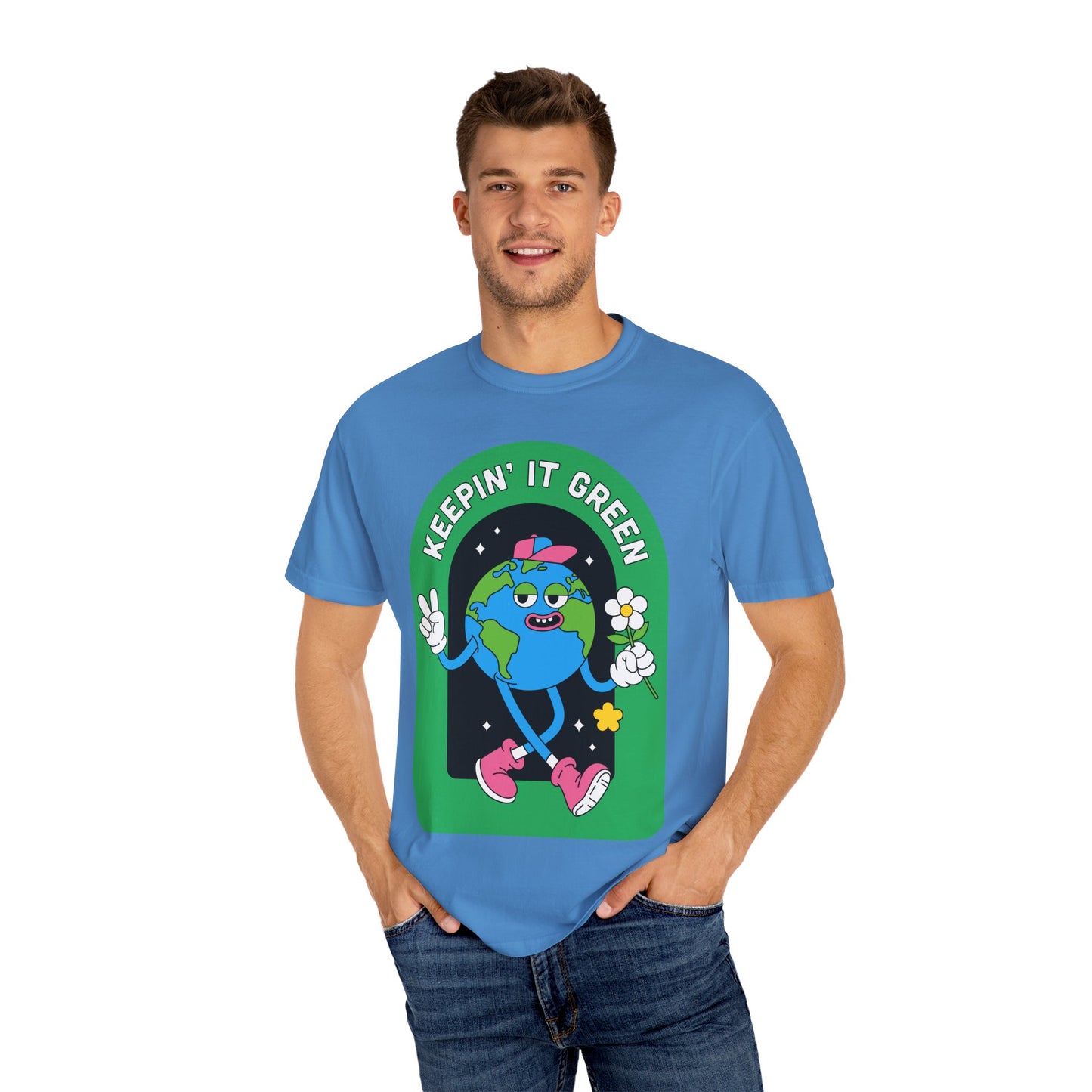 Eco-Friendly Graphic T-Shirt, Keepin' It Green Tee, Unisex Casual Wear, Earth Day Gift, Sustainable Fashion, Nature Lover Apparel