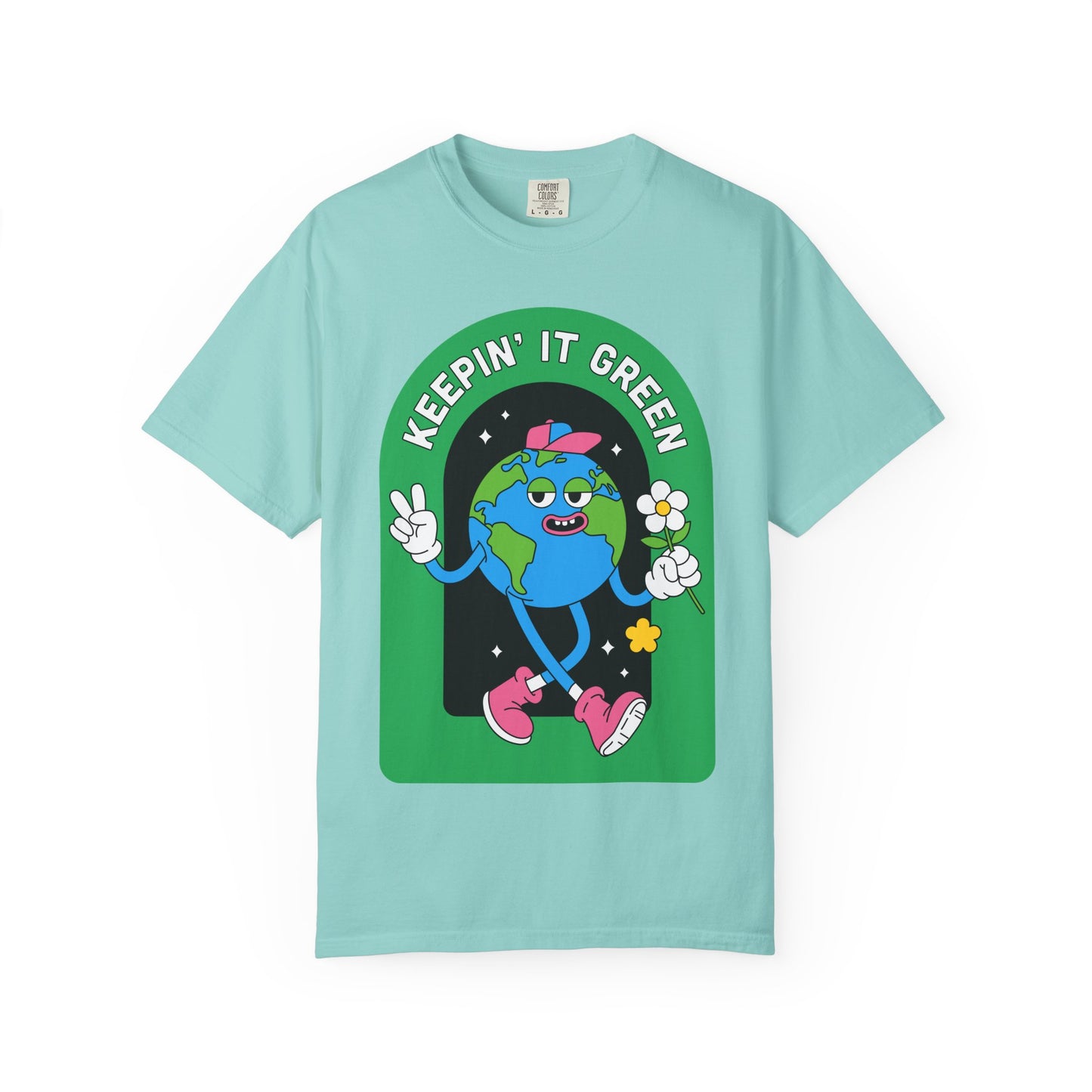 Eco-Friendly Graphic T-Shirt, Keepin' It Green Tee, Unisex Casual Wear, Earth Day Gift, Sustainable Fashion, Nature Lover Apparel
