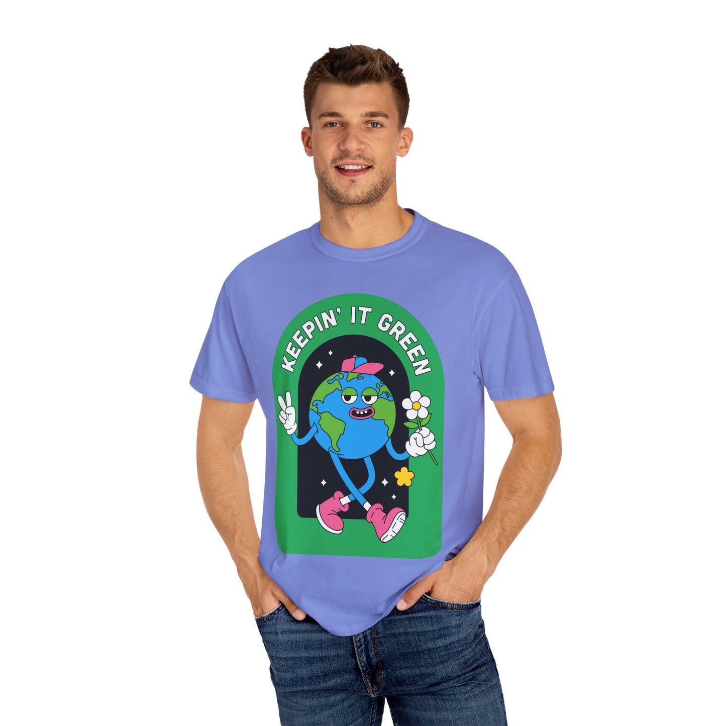 Eco-Friendly Graphic T-Shirt, Keepin' It Green Tee, Unisex Casual Wear, Earth Day Gift, Sustainable Fashion, Nature Lover Apparel