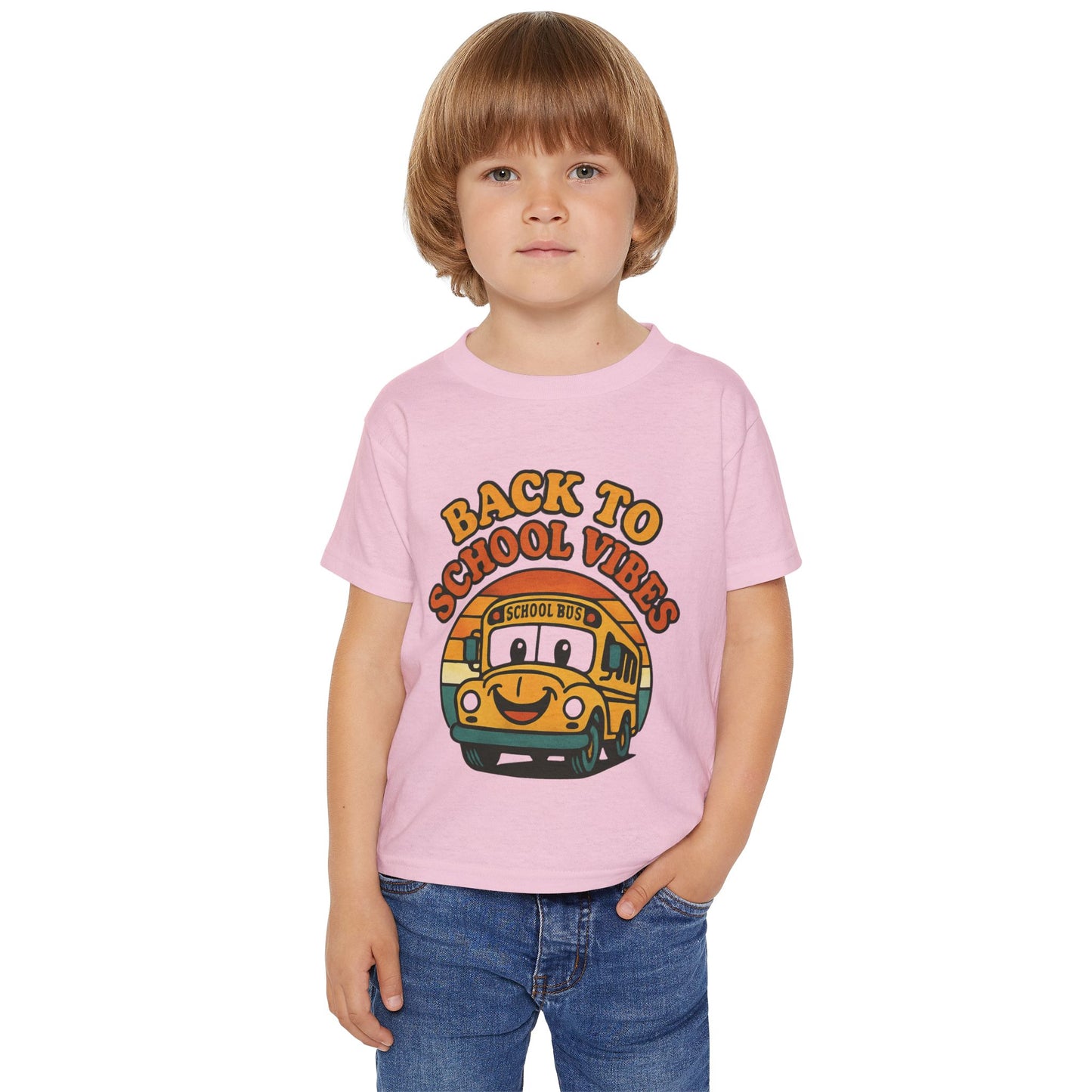 Back to School Vibes Toddler T-shirt, Fun Kids Tee, School Bus Shirt, Cute Children’s Apparel, Toddler Outfit, Birthday Gift