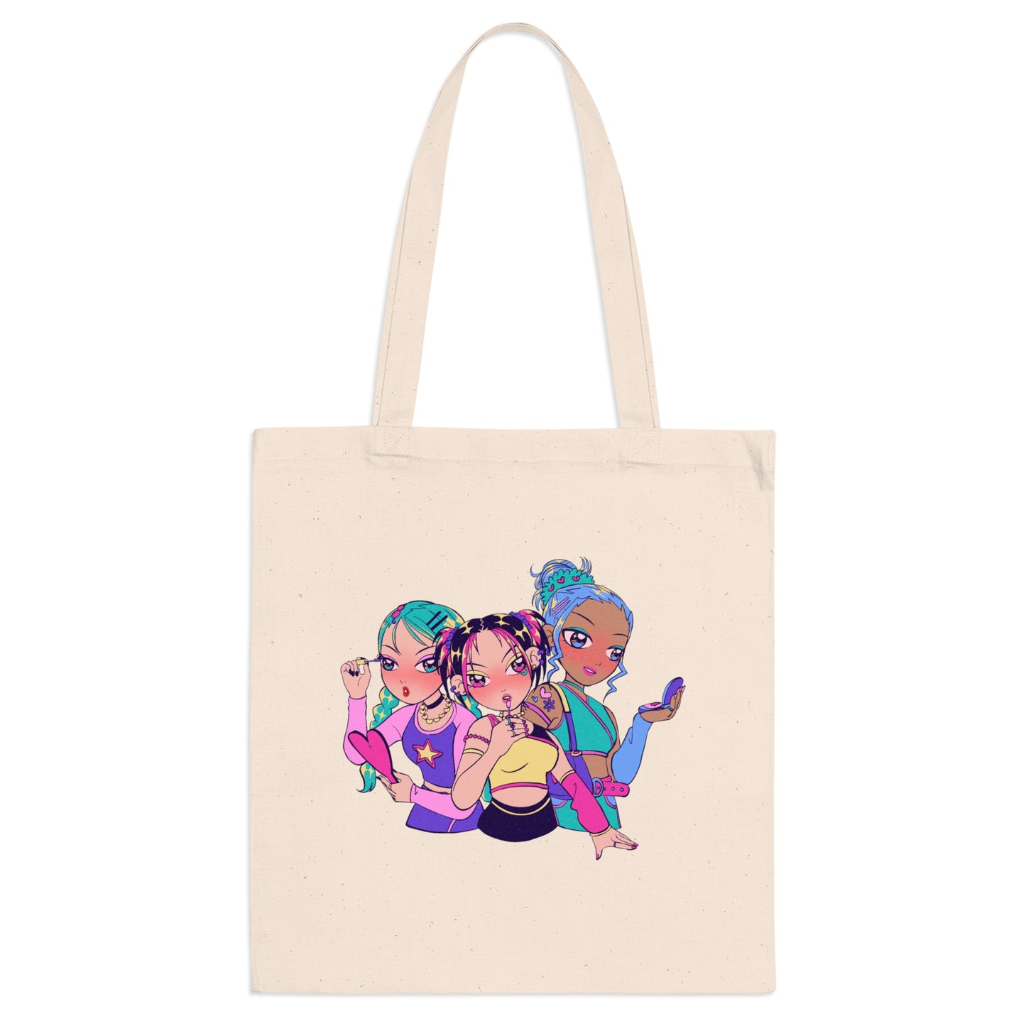 Anime and Ramen Tote Bag, Cute Cartoon Shopper, Gift for Anime Lovers, Stylish Grocery Bag, Eco-Friendly Tote