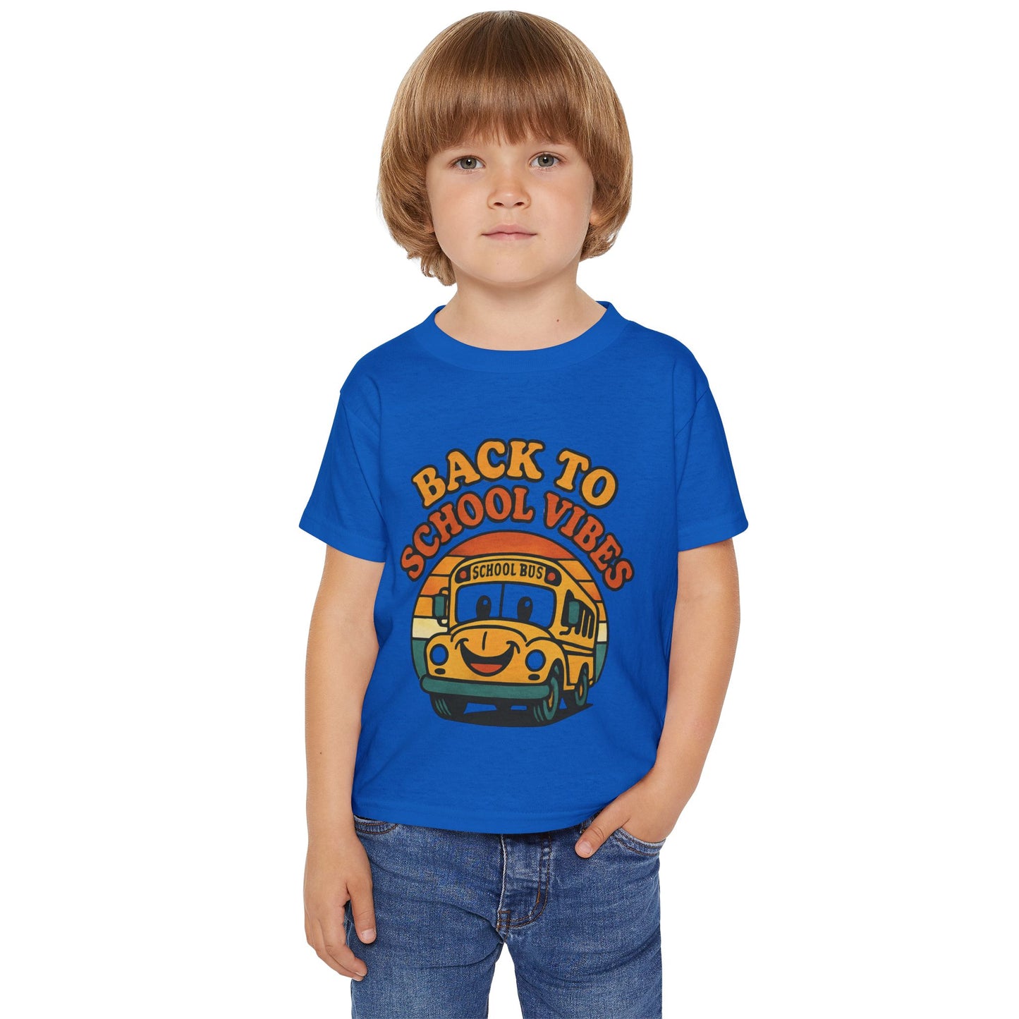 Back to School Vibes Toddler T-shirt, Fun Kids Tee, School Bus Shirt, Cute Children’s Apparel, Toddler Outfit, Birthday Gift
