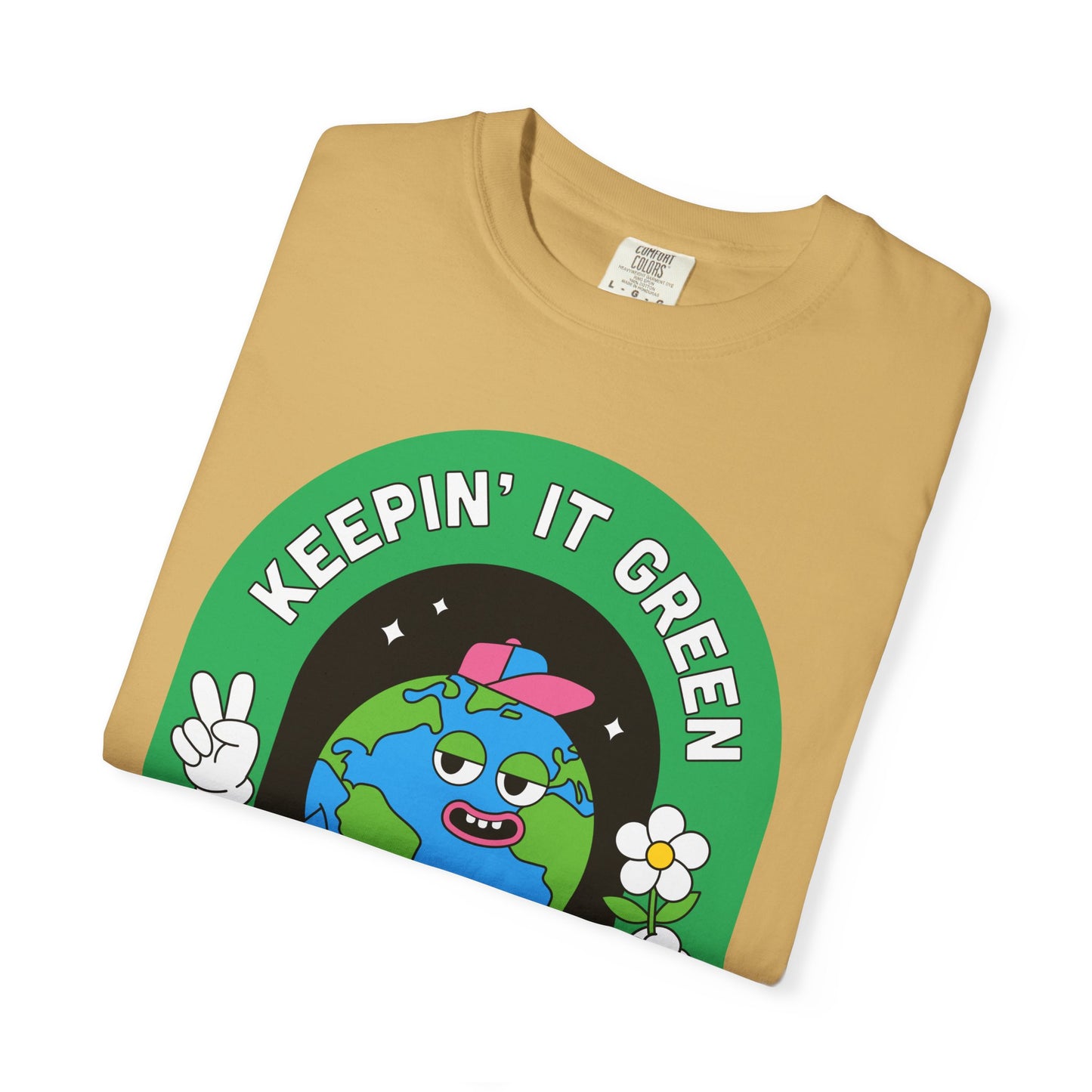 Eco-Friendly Graphic T-Shirt, Keepin' It Green Tee, Unisex Casual Wear, Earth Day Gift, Sustainable Fashion, Nature Lover Apparel