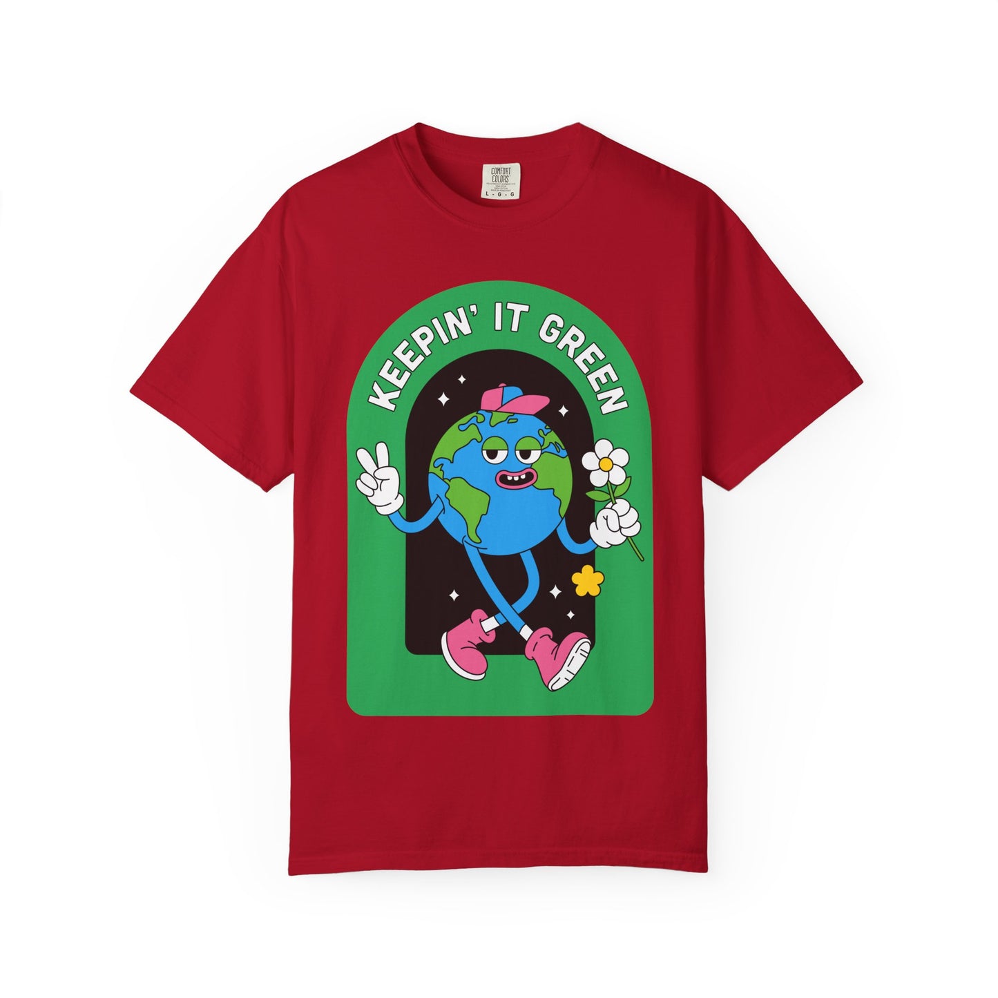 Eco-Friendly Graphic T-Shirt, Keepin' It Green Tee, Unisex Casual Wear, Earth Day Gift, Sustainable Fashion, Nature Lover Apparel