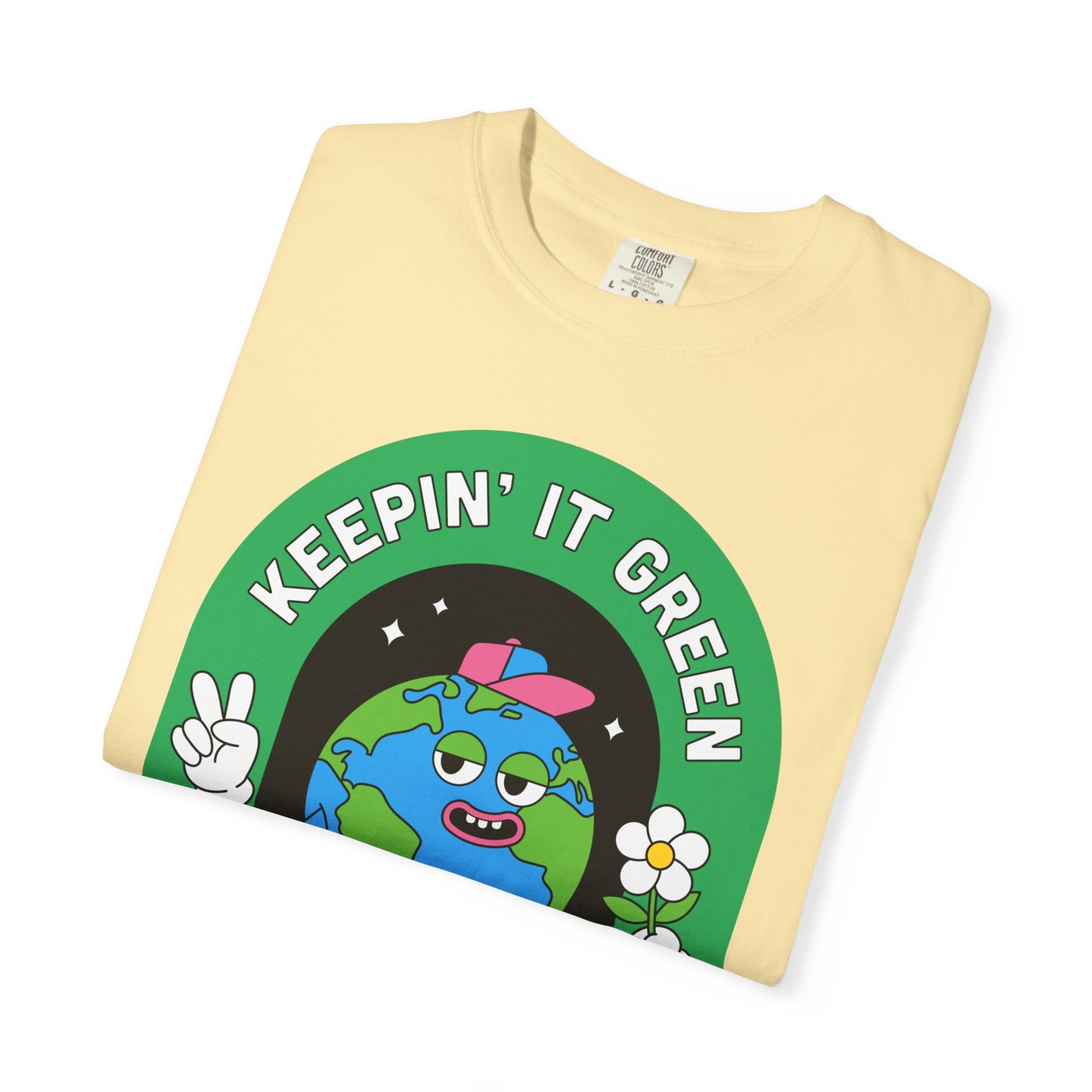 Eco-Friendly Graphic T-Shirt, Keepin' It Green Tee, Unisex Casual Wear, Earth Day Gift, Sustainable Fashion, Nature Lover Apparel