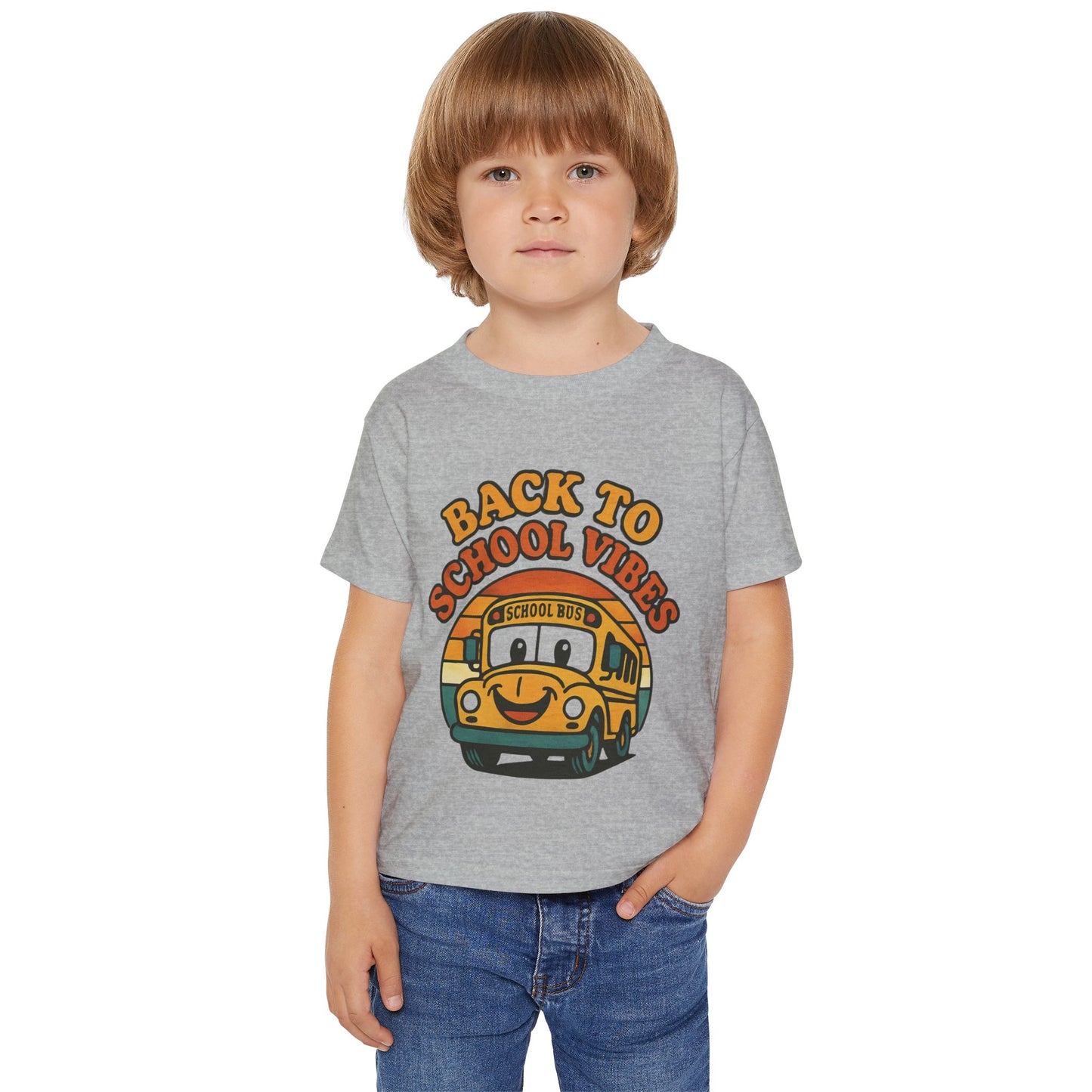 Back to School Vibes Toddler T-shirt, Fun Kids Tee, School Bus Shirt, Cute Children’s Apparel, Toddler Outfit, Birthday Gift