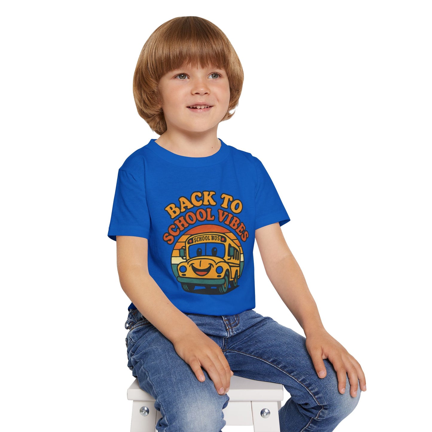 Back to School Vibes Toddler T-shirt, Fun Kids Tee, School Bus Shirt, Cute Children’s Apparel, Toddler Outfit, Birthday Gift