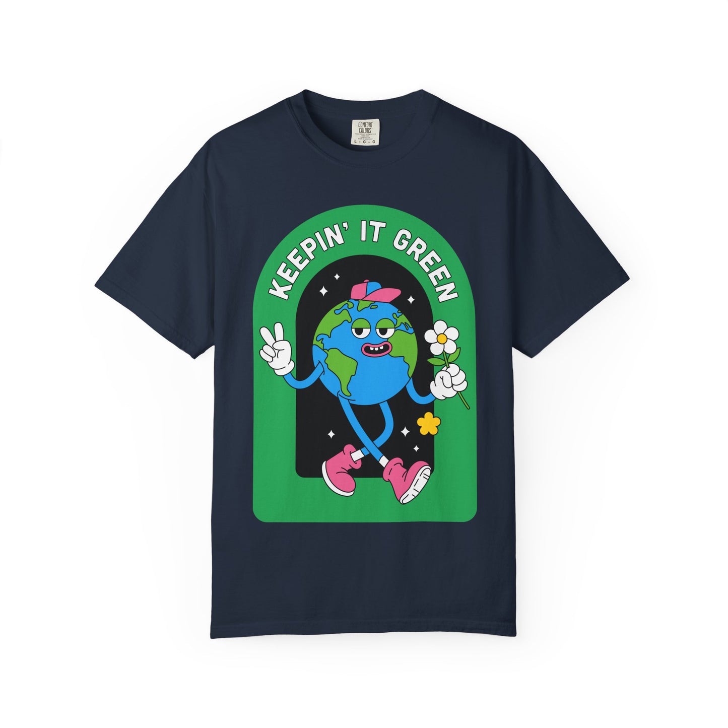 Eco-Friendly Graphic T-Shirt, Keepin' It Green Tee, Unisex Casual Wear, Earth Day Gift, Sustainable Fashion, Nature Lover Apparel