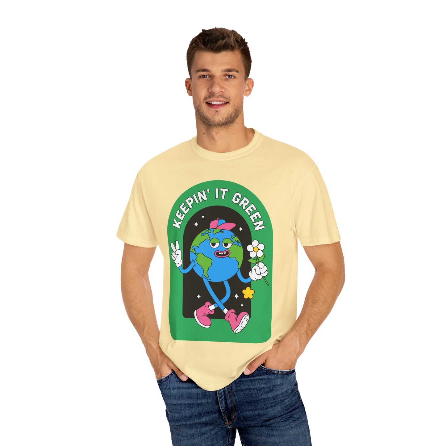 Eco-Friendly Graphic T-Shirt, Keepin' It Green Tee, Unisex Casual Wear, Earth Day Gift, Sustainable Fashion, Nature Lover Apparel