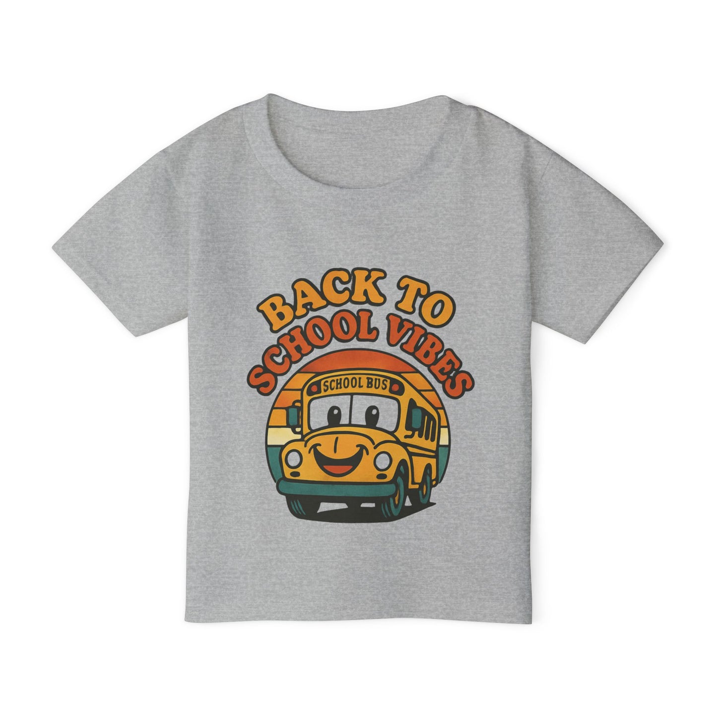 Back to School Vibes Toddler T-shirt, Fun Kids Tee, School Bus Shirt, Cute Children’s Apparel, Toddler Outfit, Birthday Gift