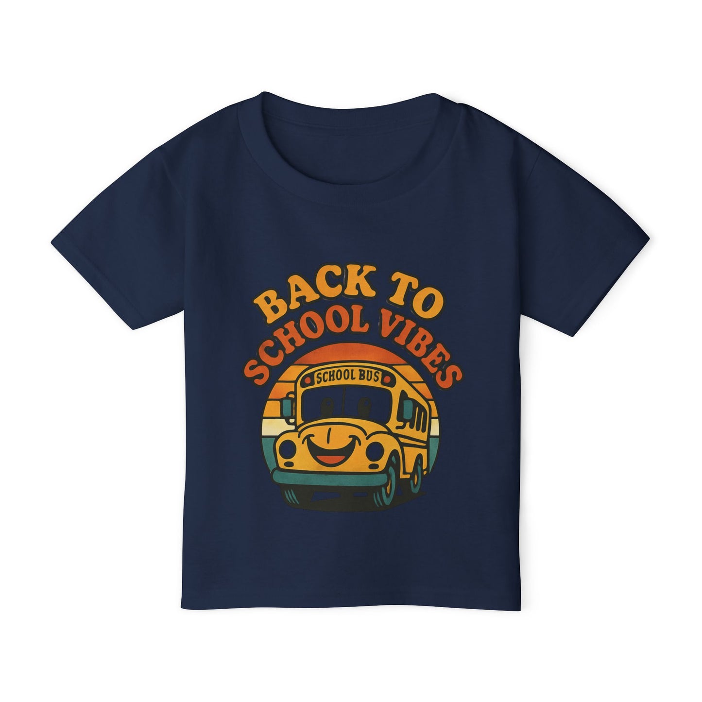 Back to School Vibes Toddler T-shirt, Fun Kids Tee, School Bus Shirt, Cute Children’s Apparel, Toddler Outfit, Birthday Gift