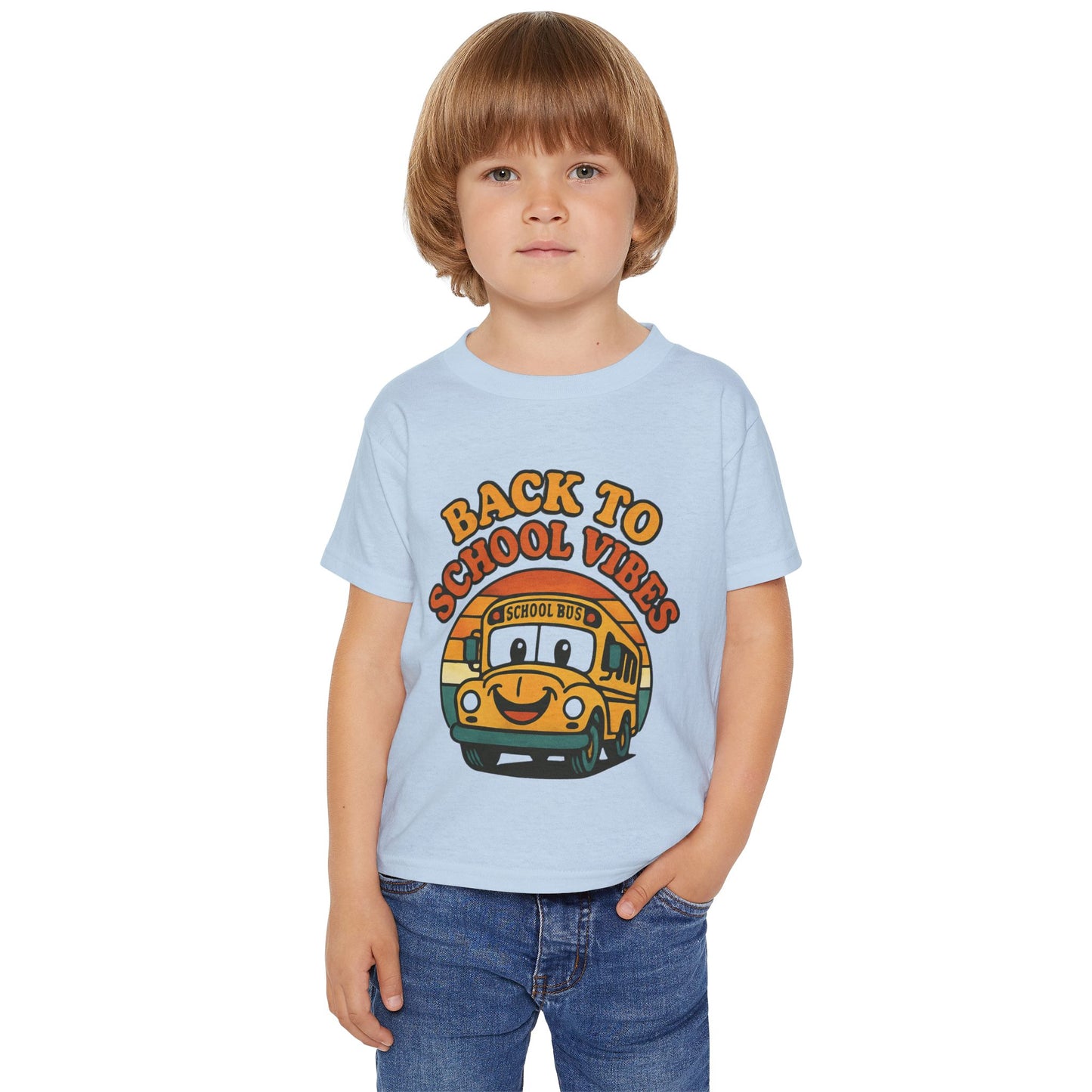 Back to School Vibes Toddler T-shirt, Fun Kids Tee, School Bus Shirt, Cute Children’s Apparel, Toddler Outfit, Birthday Gift