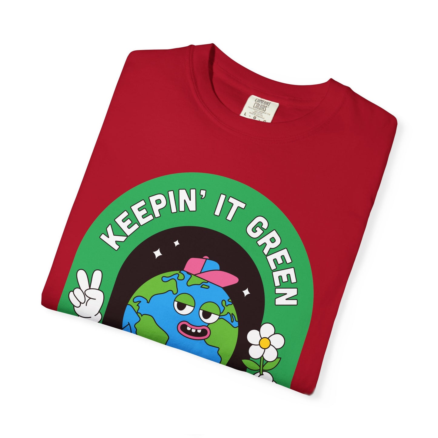 Eco-Friendly Graphic T-Shirt, Keepin' It Green Tee, Unisex Casual Wear, Earth Day Gift, Sustainable Fashion, Nature Lover Apparel