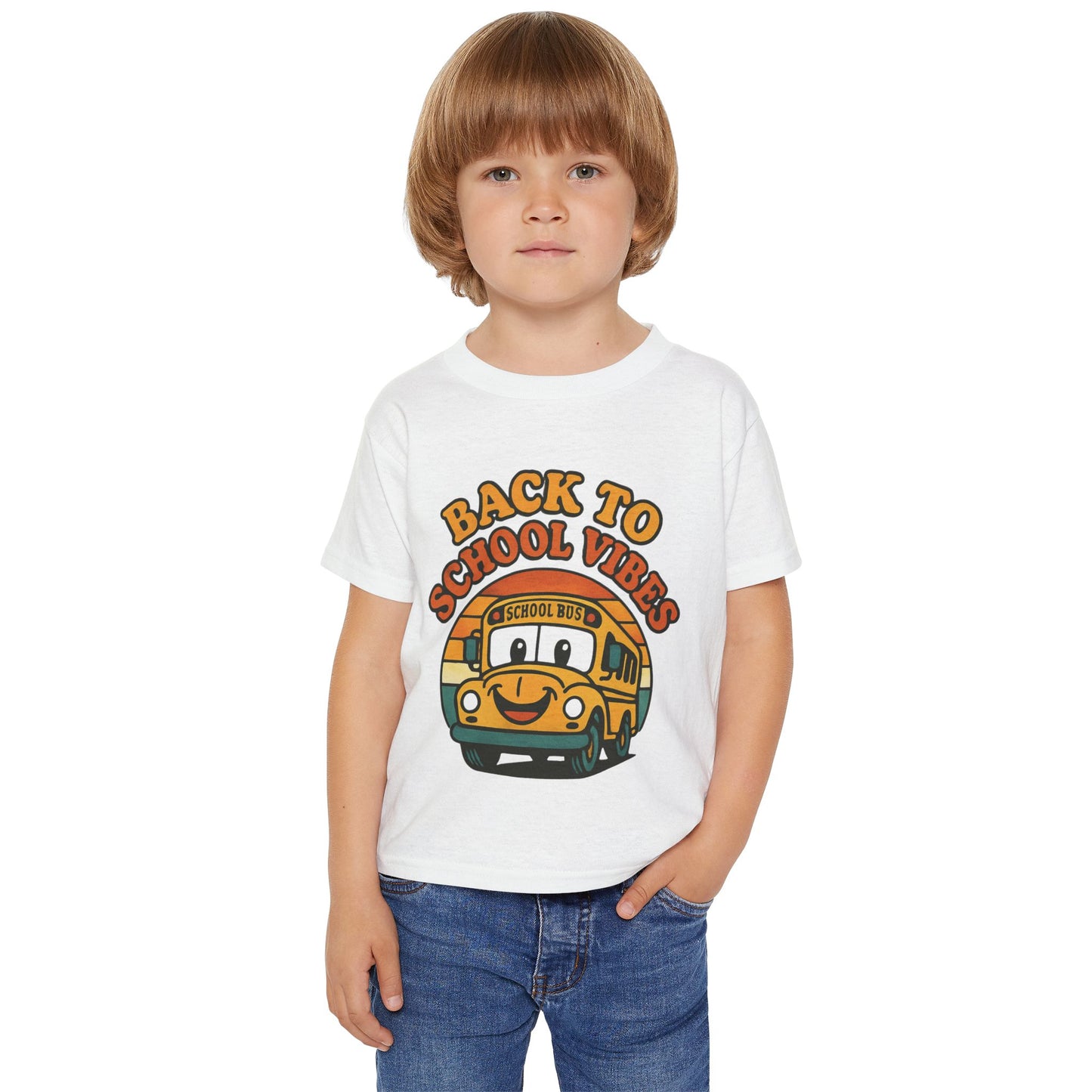 Back to School Vibes Toddler T-shirt, Fun Kids Tee, School Bus Shirt, Cute Children’s Apparel, Toddler Outfit, Birthday Gift