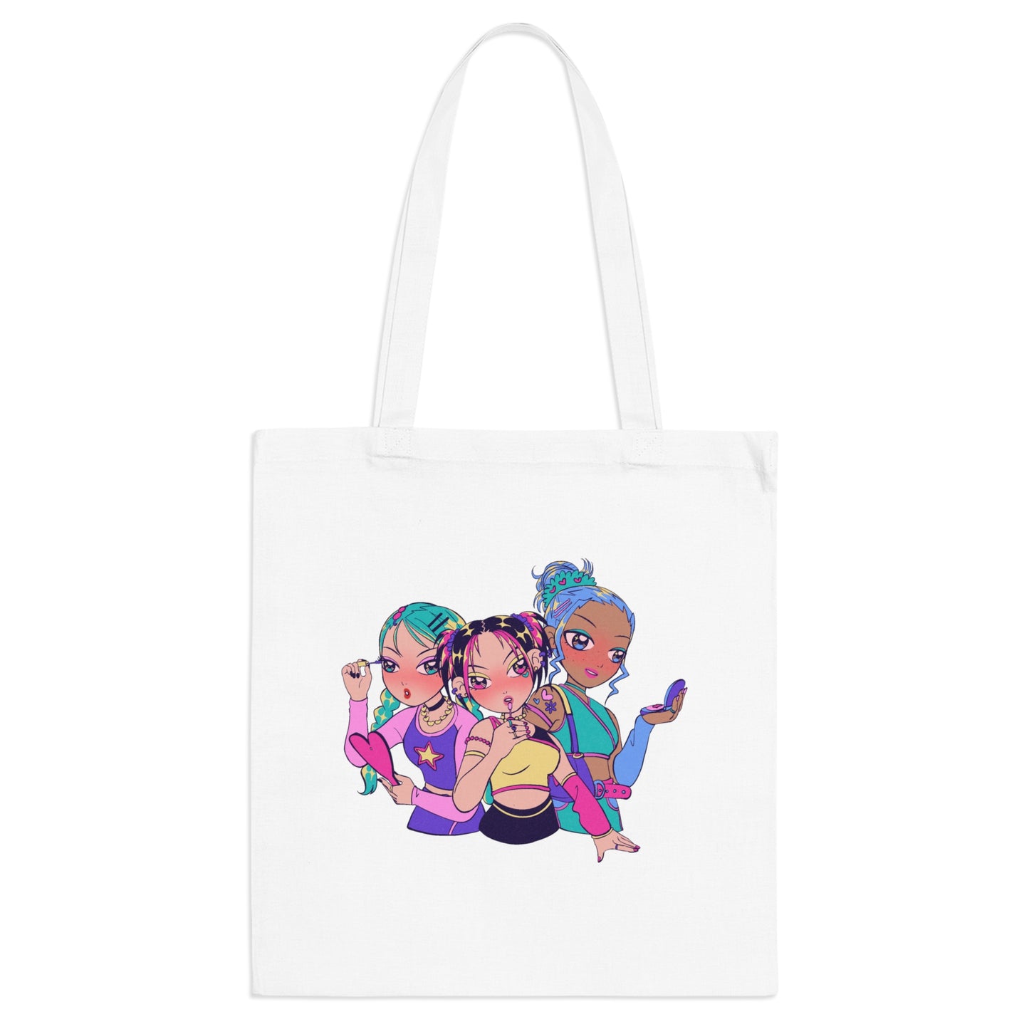 Anime and Ramen Tote Bag, Cute Cartoon Shopper, Gift for Anime Lovers, Stylish Grocery Bag, Eco-Friendly Tote