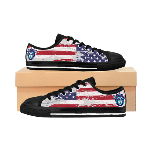Patriotic Men's Sneakers | American Flag Design | Casual Footwear for Celebrations, Gift for Veterans, Independence Day Shoes, Stylish [...]