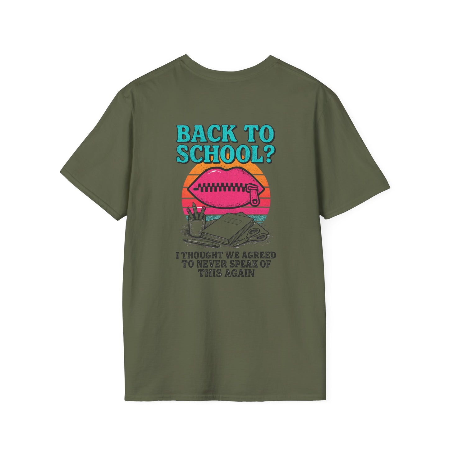Back to School Humor T-Shirt, Funny School Shirt, Unisex Tees for Students, Back to School Gift, Casual Wear