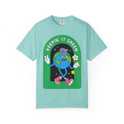 Eco-Friendly Graphic T-Shirt, Keepin' It Green Tee, Unisex Casual Wear, Earth Day Gift, Sustainable Fashion, Nature Lover Apparel