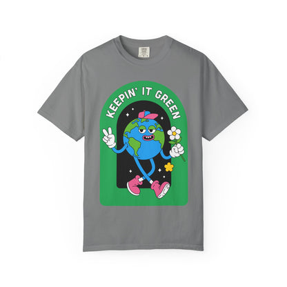 Eco-Friendly Graphic T-Shirt, Keepin' It Green Tee, Unisex Casual Wear, Earth Day Gift, Sustainable Fashion, Nature Lover Apparel