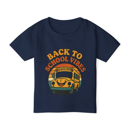 Back to School Vibes Toddler T-shirt, Fun Kids Tee, School Bus Shirt, Cute Children’s Apparel, Toddler Outfit, Birthday Gift