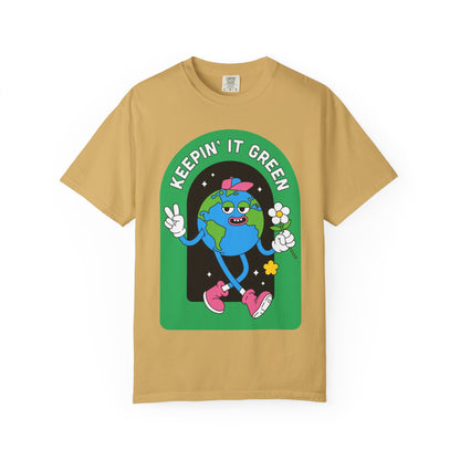 Eco-Friendly Graphic T-Shirt, Keepin' It Green Tee, Unisex Casual Wear, Earth Day Gift, Sustainable Fashion, Nature Lover Apparel